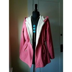 L.L. Bean Spring Pink Soft Lined Hoodie